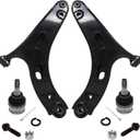 AUQDD 2Pc Suspension Front Lower Control Arm and Ball Joint Compatible With 2019-2023 Su-baru Forester, Crosstrek (# K623768 K623769 20202FL050 20202FL040 20202FL030 20202FL020)