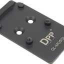 DPP Titanium Adapter Plate Compatible with Glock 17 19 MOS Holosun 407/507C/508T Trijicon RMR/SRO