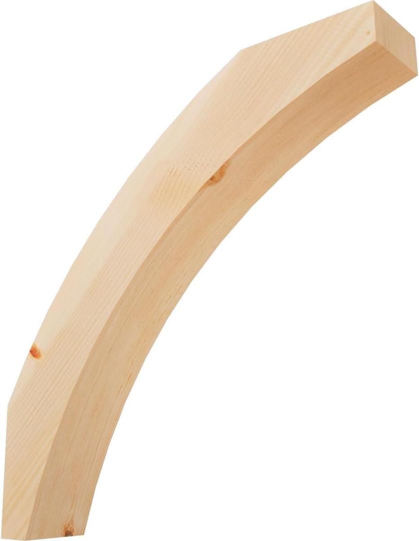 Ekena Millwork BRC06X30X30THR00SDF 5 1/2"W x 30"D x 30"H Thorton Smooth Knee Brace, Douglas Fir