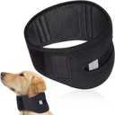 SilTriangle Adjustable Dog Neck Brace Offers Support for Pets Neck Pain Injury Relief Soft Support Cervical Vertebral Sprains and Instability Brace Collar for Dogs(Xs)