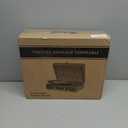 Vinyl Record Player 3-Speed Bluetooth Suitcase Portable Belt-Driven Record Player with Built-in Speakers RCA Line Out AUX in Headphone Jack Vintage Turntable Coral Blue