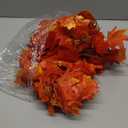 CQURE 12 Pack Fall Leaf Garland, Hanging Vines Garland Artificial Fall Maple Leaves Thanksgiving Decor for Home Wedding Fireplace Party (Orange)