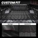 LASFIT Bed Mat for Nissan Frontier 2022-2026 6FT/73.3 Inches (Not Fit Drop-in Bed Liners), All Weather TPE Custom Fit Truck Bed Mat for Frontier 2022 2023 2024 2025 2026 Crew Cab Bed Liner, Black