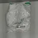 RYB HOME Cafe Curtains 24 inch Length, RV Curtains for Camper Windows, Mini Short Small Insulating Light UV Heat Blocking Privacy Half Window Tiers, Width 42 by Length 24, Greyish White, 2 Panels