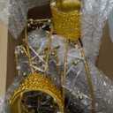 Mudder 2 Pack Christmas Light Balls Outdoor Sphere Lights 12" Hanging LED Holiday Ornaments with 120 Warm and White Lights Waterproof Large Christmas Balls for Outdoor Porch Patio Xmas Decor