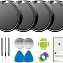 Air Tags for Android,Air Tags-3 Pack Android,Android Tracker Tags,2 Year Battery Life,Google Find Trackers for Google'S Find Hub App,IP65 Waterproof Luggage Tracker Android for Keys,Wallets,Suitcases