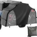 Bike Cover for Transport on Rack - Bike Cover for 3 or 4 Bikes on Rear Bike Rack, 300D Oxford Bicycle Cover Waterproof Outdoor Storage or Transportation for RV/ SUVS