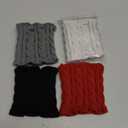 Skyley 4 Pcs Coffee Mug Cozy Sleeve Reusable Knitted Crochet Sleeves Cup Tea Cozy Handmade Tableware Coffee and Tea Mug Warmer for Women Men (Assorted Color)