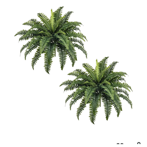 FOREST PRINCE
35" Ferns Artificial Bush Plants Large, 2 Artificial Boston Ferns with 39 Fronds for Outdoors Home Decor