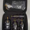 Super Cupping Set, Shockproof Heatproof Cups, Water Repellent Shockproof Professional Carrying Case, 12 Cups