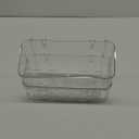 Natheeph Bath Toy Storage Holder, 2 Pack Large Capacity Bath Toy Organizer for Tub Clear Baby Bathtub Toy Storage Multi Use Shower Caddy for Bathroom, Bedroom & More (Rectangular, Transparent)