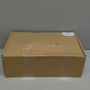 RV Outdoor Shower Exterior Shower Box Kit with Camper RV Outside Showers Faucet Valve + Coiled Hose + Sprayer Head + Lock, Replacement for Camper, Van, Travel Trailer, Motorhome and Boat,White