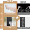 Large Patio Door Shrink Film Window Insulation Kit Cuttable with AdhesiveTransparent,Window Plastic for Winterizing Thicken Thermal Waterproof Insulation Cover Warm Winter (1Pack, 84"W x 120"T) (Clear 1pcs)