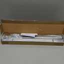 FIRJOY Adjustable Oval Closet Rod with End Supports, Heavy Duty Carbon Steel Wardrobe Rod (Chrome, 29.5" - 51")