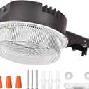 LED Barn Light, 70W 5000K Daylight 9800LM Dusk to Dawn LED Outdoor Yard Light with Photocell,700W MH/HPS Equiv,ETL Listed LED Security Area Light for Farm/Porch Yard Street