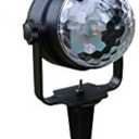 Solar Projection Lamp RGB Rotatable Crystal Magic Ball Disco Stage Light Outdoor Lawn Landscape Color LED Light