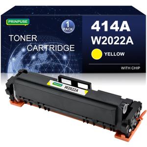414A Yellow Toner Cartridge Compatible for HP 414A 414X W2022A W2022X for HP Color LaserJet Pro M454dn M454dw MFP M479dw M479fdn M479fdw