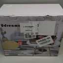 Vinyl Record Player with Speakers,3 Speed Turntable with Latest Bluetooth 5.3, Aux Input, Headphone Jack, RCA Output and Auto Stop, Mirror Vintage Wooden Brown