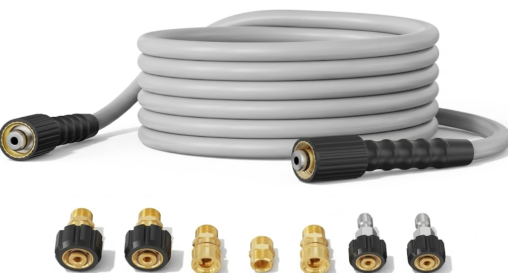 Giraffe Tools Pressure Washer Hose 25/50/100FT X 1/4" Power Washer Hose 3200 PSI 