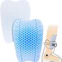 2Pcs/4Pcs Ski Guards Gel Pads, 6 x 4 Inch Snowboard Shin Pads, Reusable Ski Shin Protector Pad for Ski Boot Liner Reducing Pressure