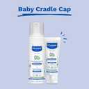 Mustela Cradle Cap Fragrance-Free Baby Shampoo & Cream for Baby & Newborn for Seborrheic Dermatitis - Helps to minimize Scalp Flakes - Clinically & Dermatologist Tested - 2 Items Set