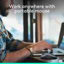 Logitech M185 Wireless Mouse, 2.4GHz with USB Mini Receiver, 12-Month Battery Life, 1000 DPI Optical Tracking, Ambidextrous PC/Mac/Laptop - Swift Grey