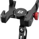 ROCKBROS Bike Phone Holder, Aluminum Bike Phone Mount Holder,Handlebar Mounted Cell Phone Holder for 4.7-7.1 Inch Phones Handlebar Mount