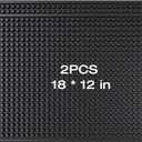 Bar Mat for Home Bar | Bar Drink Mat for Countertop and Table Top, Easy Clean (2, 18" x 12")