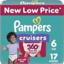 Pampers Diapers - Cruisers 360 - Size 4, 144 Count, Babyproof up to 100% Leakproof Pull-On Diaper