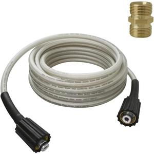 Pressure Washer Hose for Ryobi Power Washer Hose ，Replacement for Ryobi 25ft Pressure Braided Hose RY14122 & RY141900 High Pressure Washer Hose Parts #308835065