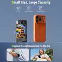 Digital Camera, 4K 64MP Cameras for Photography, 270Flip Screen Vlogging Camera, Autofocus, Flash, 18X Zoom, 2 Batteries, 64GB Card, Point and Shoot Digital Cameras for Kids Teens, Black