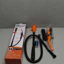 Portable Battery Powered Gas Transfer Pump, Battery Operated Liquid Water/Fuel Transfer Pump with Adjustable Flow Control, 2.2 Gallons per Min, Electric Siphon Pumps for Diesel Fuel Gas Can