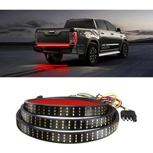 1797 Tailgate Light Bar 60 Inch LED Brake Light Strip for Truck Bed Turn Signal Reverse fit Car Pickup Trucks Exterior Rear Accessories 12V Waterproof