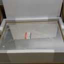 Keonjinn 17" x 25" Gold Medicine Cabinets for Bathroom with Mirror, Recessed or Surface Wall-Mounted Aluminum Alloy Framed Beveled Mirror, Single Door Metal Bathroom Vanity Mirror with Storage Cabinet