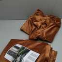 LAMIT 90 Inches Velvet Panels for Living Room, Bronze Brown Thermal Blackout Curtains Room Darkening Back Tab and Rod Pocket Panels for Mid Century Decor Bedroom, 2 Panels, 52 x 90 Inch