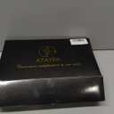 ATAYEA Blonde Bob Wig With Bangs Short Blonde Wig for Women 12 Inch Straight Bob wig with Bangs Synthetic Colorful Cosplay Daily Party Use（Platinum Blonde, 12IN）