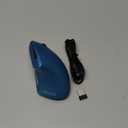 Vassink Ergonomic Mouse, Rechargeable Wireless Mouse, 2.4GHz Rechargeable Wireless Vertical Optical Mice with USB Receiver, 6 Buttons for Laptop, PC, Blue