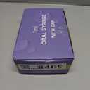 50 Pcs 1ml Syringes with Caps Oral Dispenser Individually Sterile Warpped for Medicine Dropper, Colostrum Collect Feeding Pets, Liquid