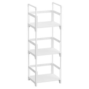 FIDUCIAL HOME 3 Tiers Small Bookshelf Rack Storage Organizer Easy Assemble, Sturdy