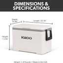 Igloo Marine Cooler | Insulated Hard Shell Ice Chest |Great for Fishing, Camping, Boating, & More