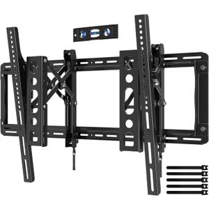 HOME VISION Ultra-Large TV Mount Bracket for 32-90 Inch TVs, Supports up to 132lbs with Sliding Design, Heavy Duty TV Wall Mount for up to 24" Studs with Swivel, Tilt, Max VESA 600x400mm, HVX601