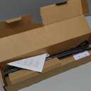 5/8 Diameter Curtain Rods 30-90 Inch, for 30-84 Inch Windows, Adjustable Splicing Black Curtain Rods for Windows with Brackets, Window Rod Long Small Curtains Rod, 2 Pack