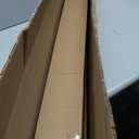 LazBlinds No Drill Roman Shades, Blackout, 32" W x 64" H, Natural