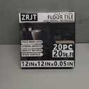 2 x 20-Pack Peel and Stick Marble Wall Tiles, 12 x 12 Self-Adhesive Backsplash Tile, PVC Wall Panels for Bathroom, Kitchen, Living Room and Laundry Room, Polish Dark Grey&White Marble (Not Real Tile)