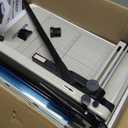 Paper Cutter 12 Inch, Heavy Duty Paper Cutter for A4 Paper, Guillotine Paper Cutter 400 Sheet Capacity, Solid Steel Construction, Beige