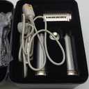 8-in-1 Professional Hot Air Styler&Hair Dryer Brush, Powerful Multi-Styler with Auto-Wrap Curler with Storage Case, Fast Drying Curling Straightening Volumizing Without Heat Damage(Gold)