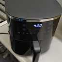 Amazon Basics 4.4-Quart Air Fryer with Easy View Window, 8 Preset Menus, 1400W, Black, 4 QT