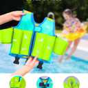 Kids Pool Floaties 1-2-3-5-7-9 Years Old, Toddler Swim Vest 20-30-50-70 Pounds, Comfortable Extended Wear Kids Float Jacket with Crotch Strap, Bright & Colorful Design and Unpadded Sides for Comfort, Small