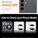 TORRAS Strong Magnetic & Seamless Stand for Samsung Galaxy S25 Case, Fit for MagSafe, Mil-Grade Drop Protection, Adjustable Kickstand for Samsung Galaxy S25 Case, Translucent Back/Black Edge