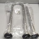 Handicap Grab Bars Toilet Rail Bathroom Support for Elderly Bariatric Disabled Stainless Steel Commode Medical Accessories Safety Hand Railing Guard Frame Shower Assist Aid Handrails Hand Grips